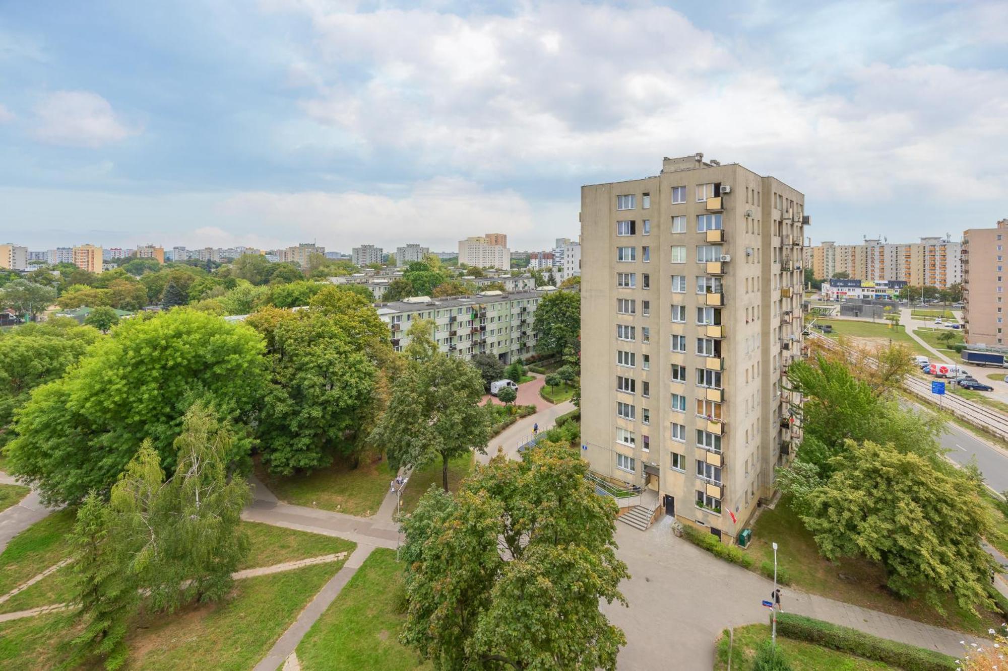 Apartament Targowek With Panoramic View In By Renters