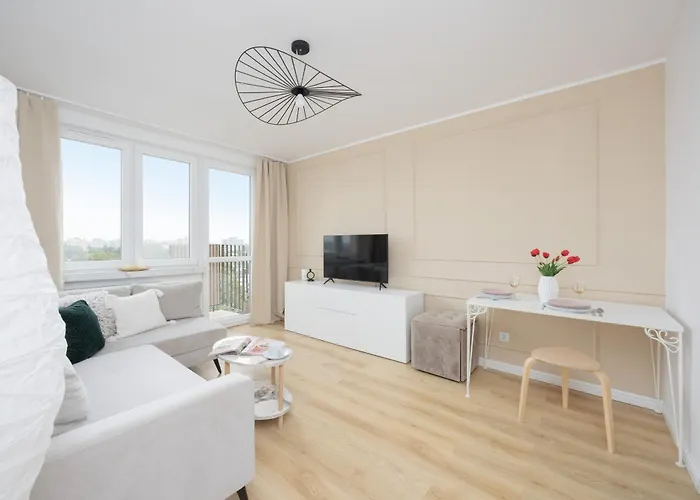 Targowek Apartment With Panoramic View In Warsaw By Noclegi Renters